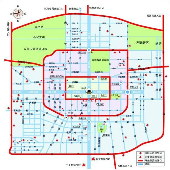 西安市区最新地图，古都新面貌探索