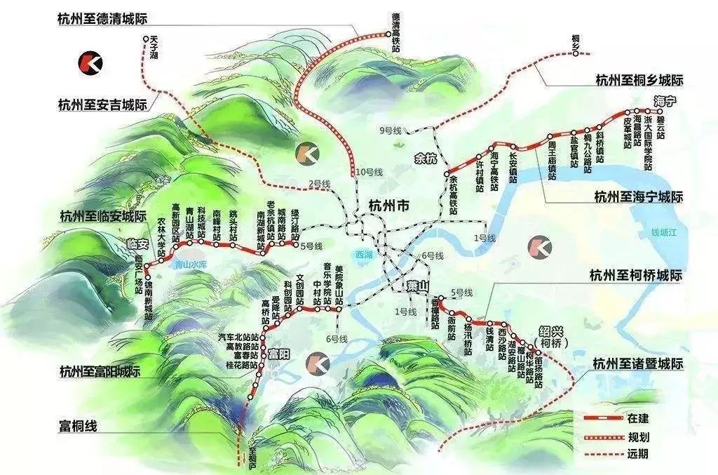 富阳城际铁路进展顺利，未来发展值得期待