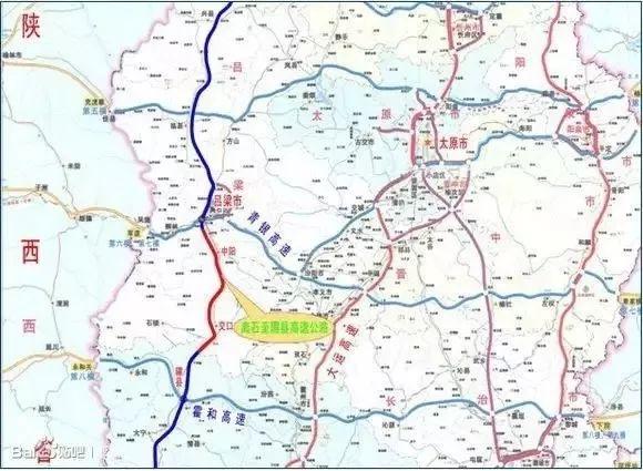 山西高速公路最新地图概览